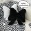 Set di 2 cuscini decorativi in peluche a forma di fiocco 3
