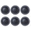 Schwarze Silikon-Weinstopper (6er-Pack) 5