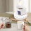 Automatische koffieroerder met oplaadbaar frame, wit 5