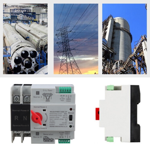 Comutator de transfer automat 2P100A pentru generator și rețea 1