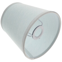 Lampe de table en tissu avec abat-jour tambour, fixation murale ou sur pied.