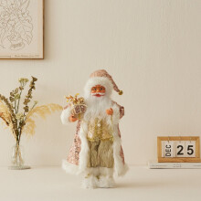 Santa Claus Indoor Decoration 17.7 x 11.8 Inch Desk Ornament
