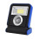 Refletor LED portátil para camping, com carregamento solar e USB, azul. 1