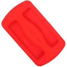 Husă anti-praf din silicon pentru grătar de prăjitor de pâine curbată, neagră, pachet de 1