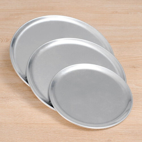 Plaque à pizza en aluminium 14 pouces