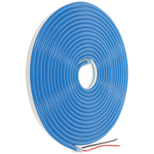 Blå LED-stripelys 12V silikon 5m