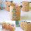 Jute wasmand met twee compartimenten 4