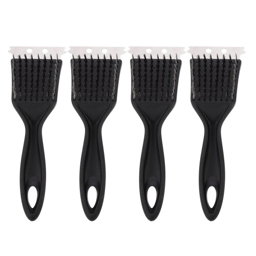 Brosse de nettoyage pour barbecue – Acier inoxydable, format compact