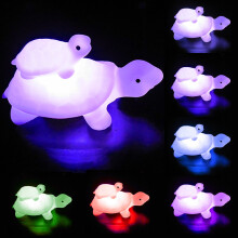 Guirlande lumineuse miniature en forme de tortue 10x10cm 25 LED blanc chaud