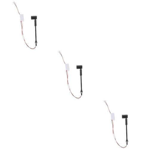 3-Pack LED Cabinet Spotlight, Black Aluminum, 3W
