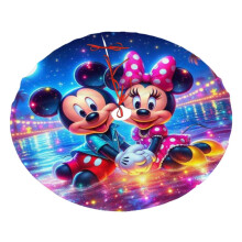 Jupe de sapin de Noël Mickey Mouse en polyester