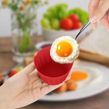 Moules à œufs pochés en silicone 6,5 cm – Résistants à la chaleur,