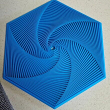 Dessous de verre hexagonal – Décoration de table résistante à la chaleur