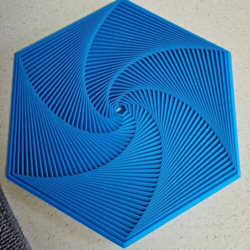Dessous de verre hexagonal – Décoration de table résistante à la chaleur