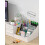 Boîte de rangement blanche pour tiroir de bureau ou coiffeuse 2