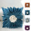 Housse de coussin tournesol en polyester 45 x 45 cm 1