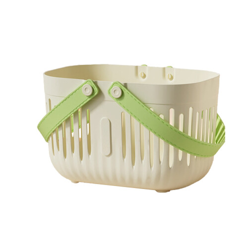Panier de bain avec séparation humide/sec – Plastique, 25,5 x 1