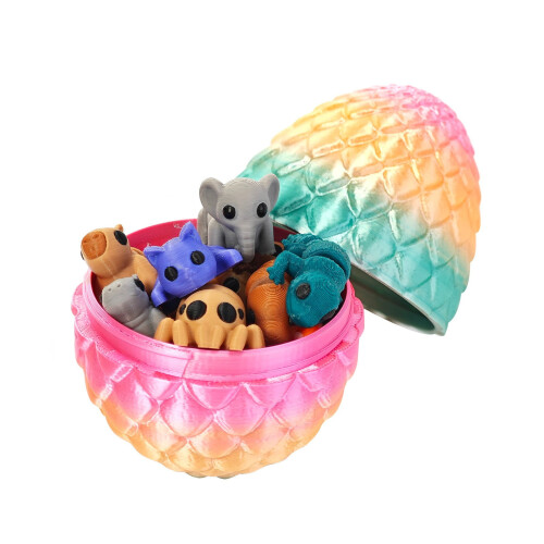 3D-geprinte drakenei-beeldjes (20 stuks) 1