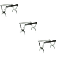 Bienenkorb-Rahmenclip-Griff – Eisen, 14 x 3 x 11 cm, Silber