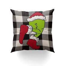Grinch díszpárnahuzat 20x20 hüvelykes lakberendezés