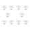 10 buses de sortie de piscine rotatives, ABS, 11 cm 1