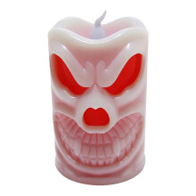 Bougies chauffe-plat LED Halloween, sans flamme, à piles