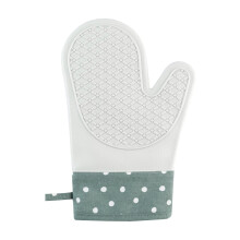 Gants de cuisine isolants en gel de silice vert (1 paire)