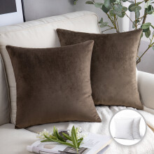 Coussin décoratif en velours Phantoscope 50 x 50 cm, lot de 2