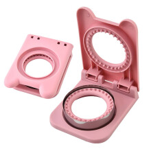 Quinlirra Square Sandwich Cutter and Sealer, Rose et Bleu,