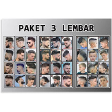 AEFER Boys' Haircuts Art Print Art Deco Style 1 Piece