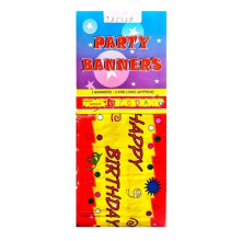 16 Today Happy Birthday Banner, Confetti Design, 2.95 Yards