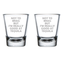 2x1,75 oz grappige tequila shotglaasjes