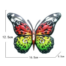 Quadro de parede grande em forma de borboleta de ferro – Pacote com 1 ou 4 unidades