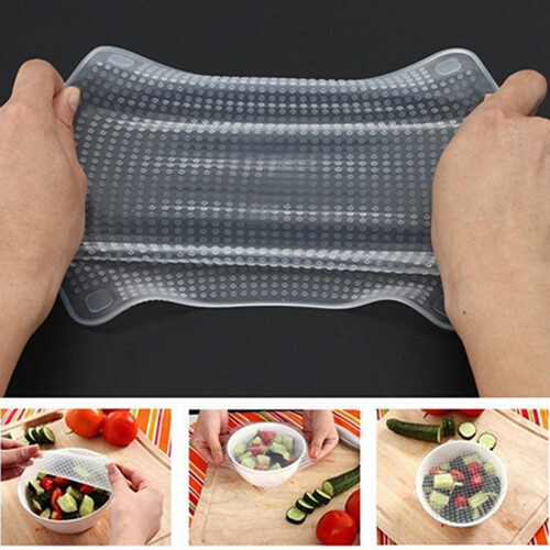 Ensemble de 3 emballages alimentaires en silicone – Réutilisables, compatibles micro-ondes