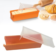 Coupe-beurre en silicone avec récipient de rangement en verre