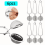 6-Pack Stainless Steel Tea Infusers with Hook Handle 1