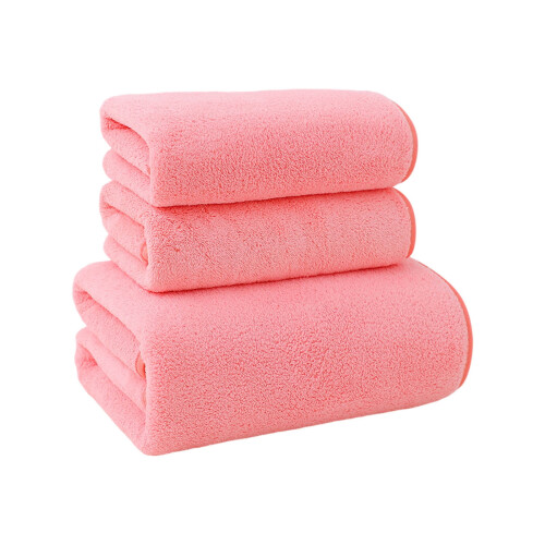 3-teiliges Samt-Badetuch-Set – Weich & Saugfähig, 2-teilig 1