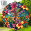 Cata-vento de metal para decoração de jardim e pátio. 4