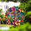 Cata-vento de metal para decoração de jardim e pátio. 5