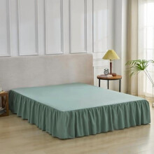 Jupe de lit dortoir taille double avec plateforme et volants