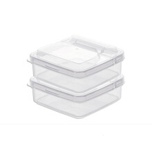 Luftdichte Käsebehälter, BPA-frei, 10 x 10 x 5 cm, 2er-Pack