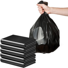 Sacs poubelle noirs ultra-résistants, 50-60 gallons, paquet de 100