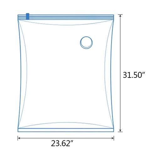 Sacs de rangement sous vide hermétiques à compression, lot de 10 grands 1