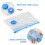 Sacs de rangement sous vide hermétiques à compression, lot de 10 grands 4