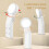 Wall Mounted Desk Lamp with Rotatable Head, 3 Color Modes, 4