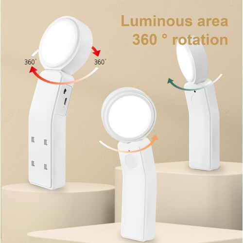 Wall Mounted Desk Lamp with Rotatable Head, 3-Color 2