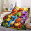 Couverture en flanelle dinosaure souriant – Microfibre douce, 8 2