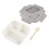 Boîte à bento avec gobelet à sauce – Compatible micro-ondes, 17,5 cm 3