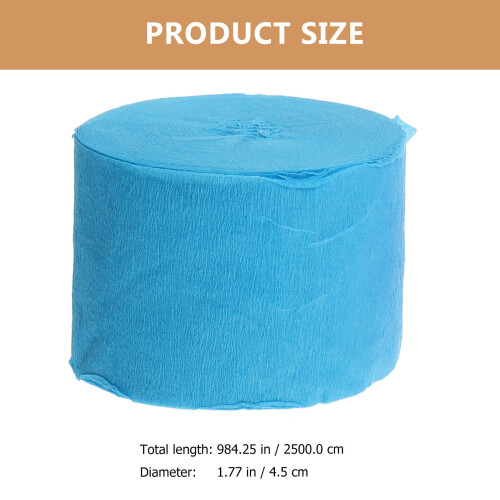 Striscioline di crêpe Sky Blue8Rolls 1