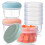 Recipiente alimentare din plastic reutilizabile de 4 oz cu capace 2